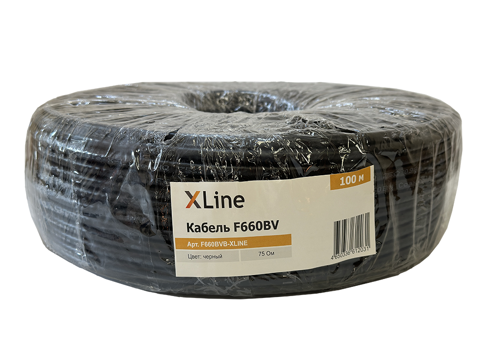 Кабель F660BV X-Line, черный, 100 м