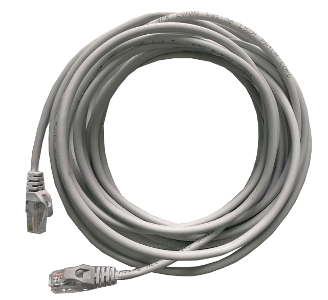 Патчкорд UTP 20 м X-Line, CAT5е, серый, литой, LSZH